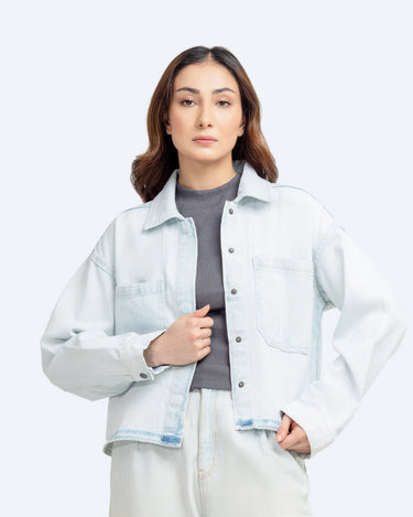 Cropped Denim Jacket - FWTJD24-002