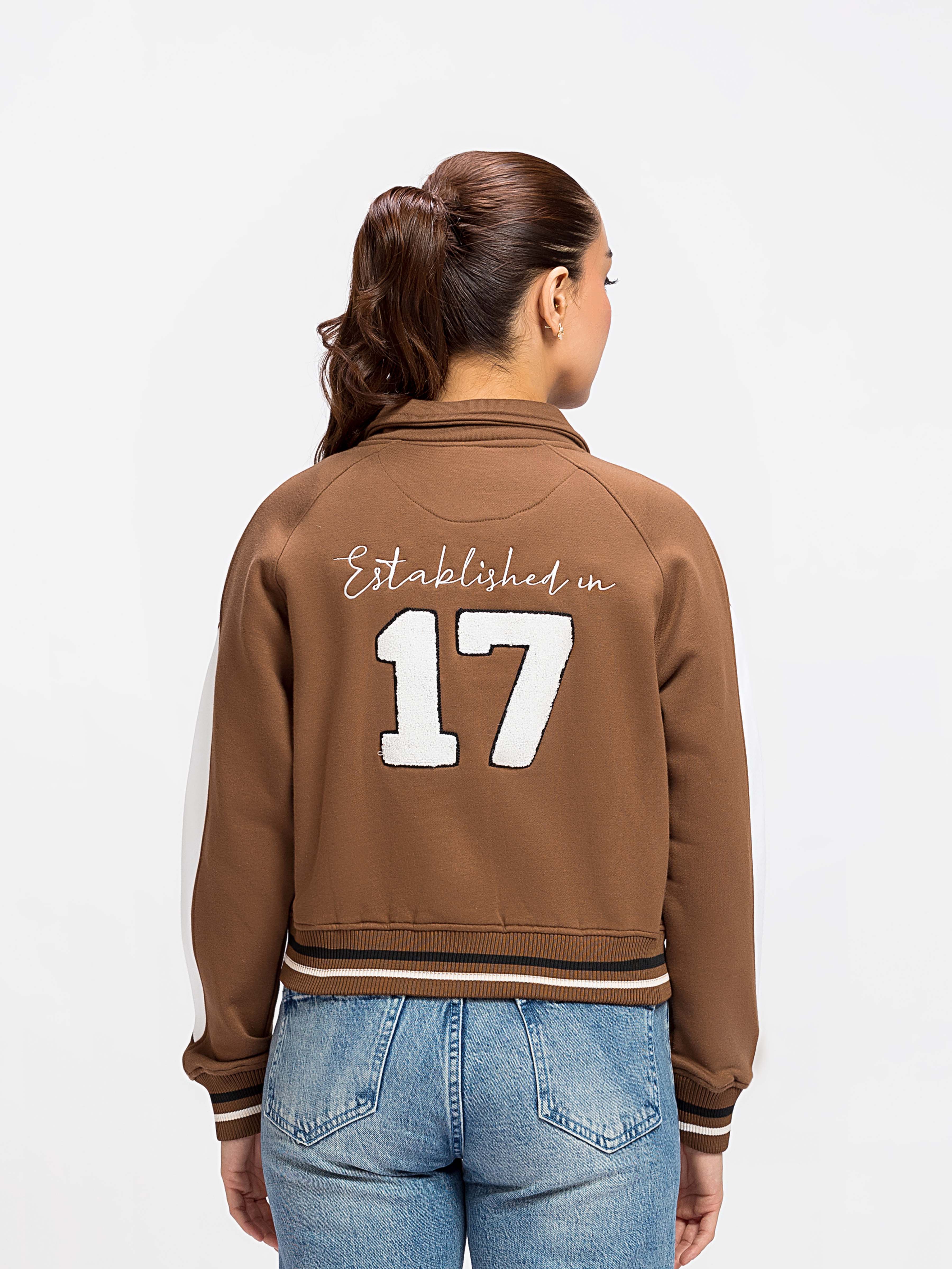 Fleece Varsity Jacket - FWTJK24-001