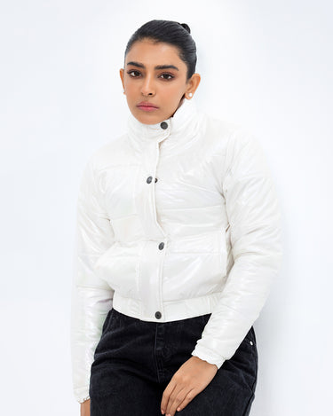 Cropped Puffer Jacket - FWTJP23-005