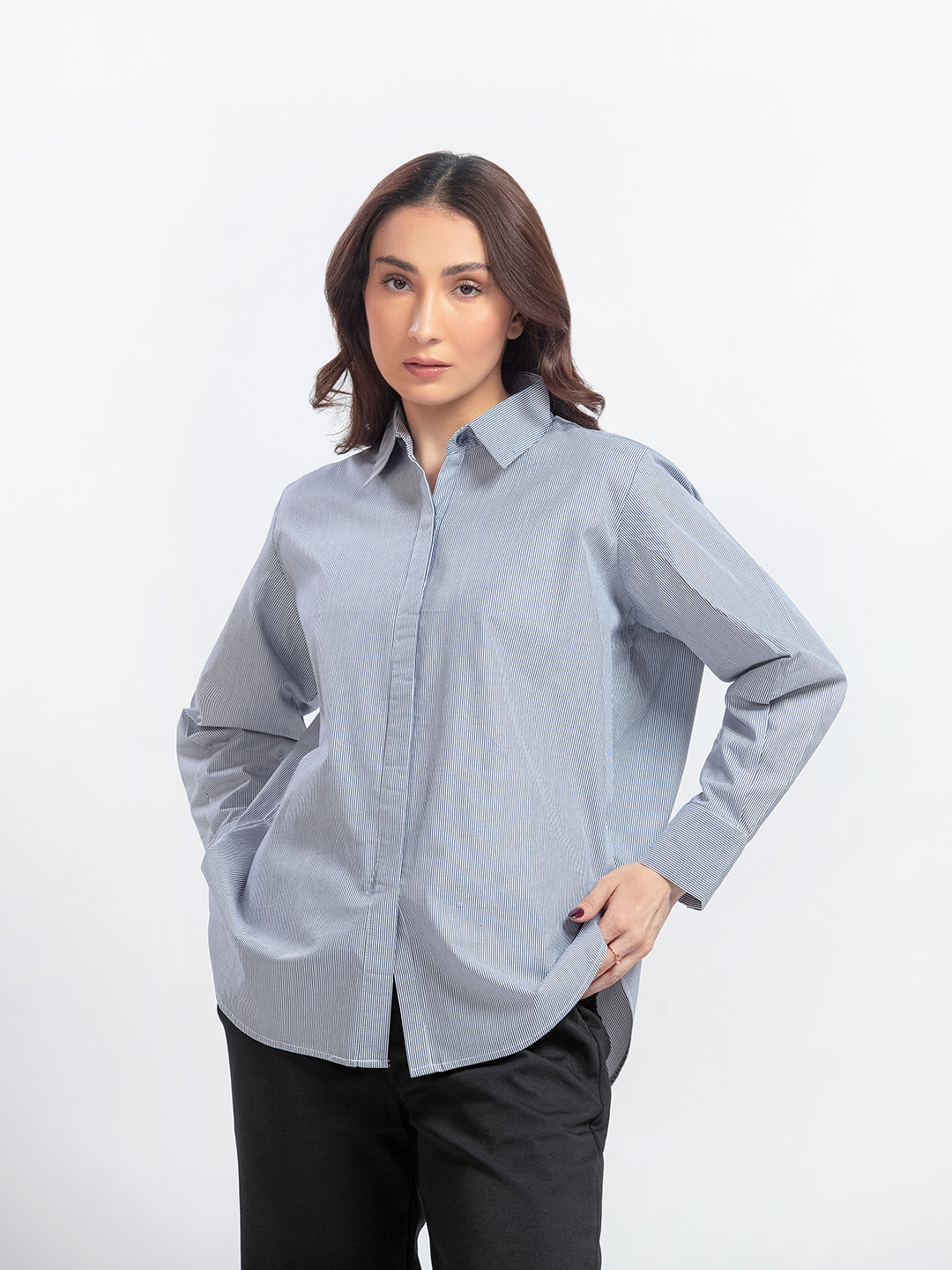 Regular Fit Button Up Shirt - FWTS23-157