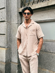 Textured Co-ord Set Shirt