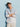 Men's White & Sky Blue Casual Shirt - FMTS23-31794