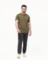 Men's Army Green Classic Tee - FMTCT23-006