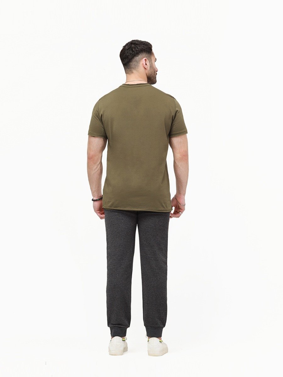 Men's Army Green Classic Tee - FMTCT23-006