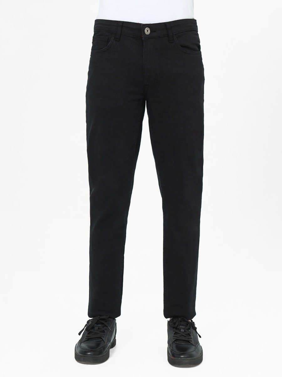 Men's Dark Charcoal Denim Pant - FMBP22-054