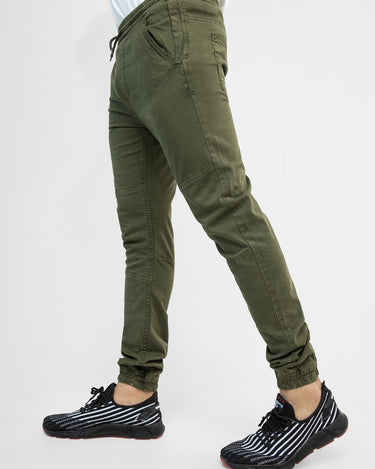 Men's Olive Jogger Pant - FMBTW21-021