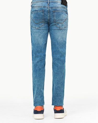 Men's Cross Hedge Blue Denim Pant - FMBP22-042