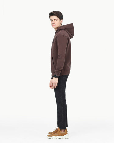 Men's Chocolate Brown Hoodie - FMTH22-002