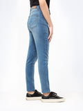 Women's Mid Blue Denim Pant - FWBDP23-002