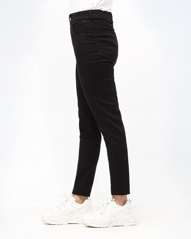 Women's Black Denim Pant - FWBDP23-006