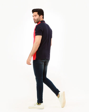 Men's Red Navy Polo Shirt - FMTCP22-015