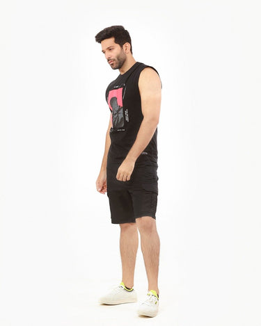 Men's Black Tank Top - FMTTRL22-018