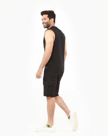 Men's Black Tank Top - FMTTRL22-018