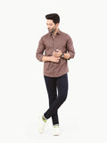 Men's Brown Casual Shirt - FMTS22-31648