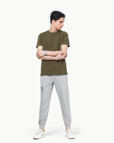 Men's Army Green Basic Tee - FMTBT23-003