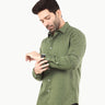 Men's Green Casual Shirt - FMTS22-31651