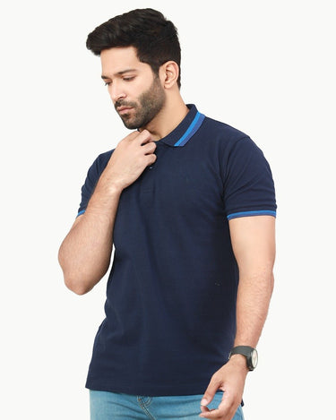 Men's Dark Navy Polo Shirt - FMTCP22-031