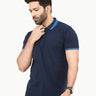 Men's Dark Navy Polo Shirt - FMTCP22-031