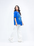 Women's Royal Blue Graphic Tee - FWTGT23-014
