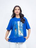 Women's Royal Blue Graphic Tee - FWTGT23-014