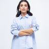 Women's Sky Blue Shirt - FWTS23-008