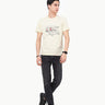 Men's Cream Graphic Tee - FMTGT23-001