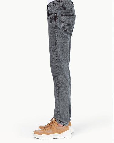 Men's Charcoal Denim Pant - FMBP22-058