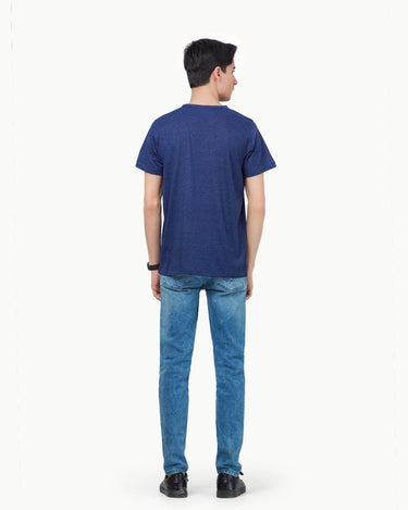 Men's Royal Blue Basic Tee - FMTBT23-022