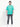 Men's Turquoise Crew Neck Graphic Tee - FMTGL22-003