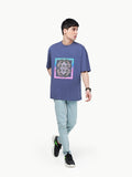 Men's Blue Graphic Tee - FMTGL23-002