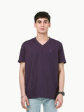 Men's Purple Basic Tee - FMTBT23-015