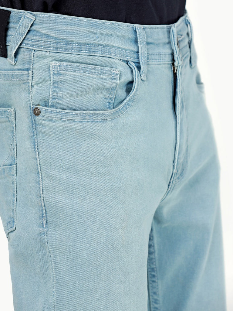 Powder Blue Jean Buy FUROR Slim Fit Basic Jeans online - FMBP22-034 – Furor