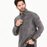 Men's Dark Grey Casual Shirt - FMTS22-31722