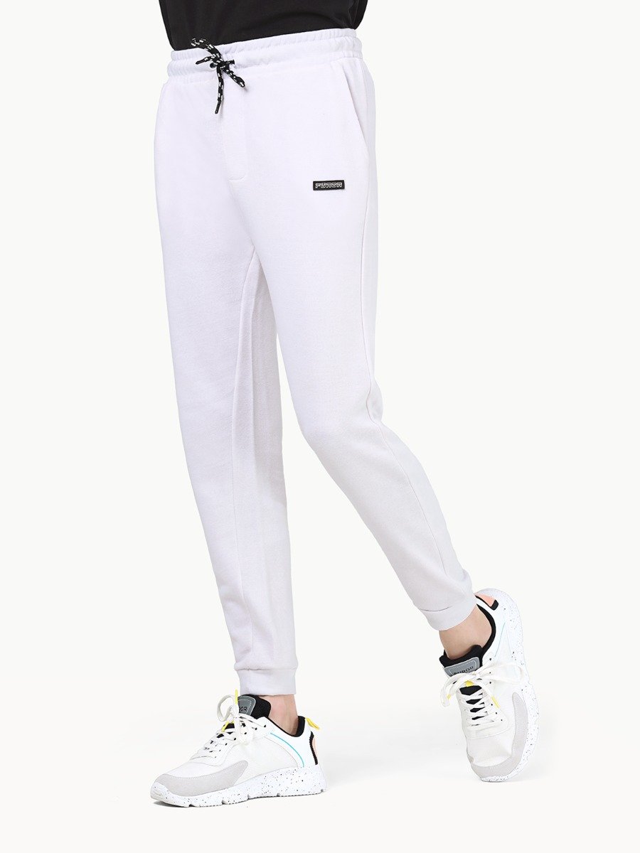 Men's White Jogger Pant - FMBT22-027