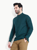 Men's Bottle Green Casual Shirt - FMTS22-31577