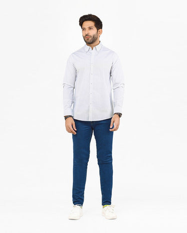 Men's White Casual Shirt - FMTS22-31683