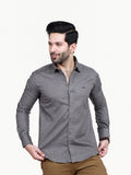 Men's Grey Casual Shirt - FMTS22-31547