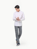 Men's Pale White Casual Shirt - FMTS22-31768