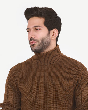 Mock Turtleneck Mens Cotton Roll Neck High Neck Polo Neck Sweaters