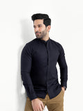 Men's Black Casual Shirt - FMTS22-31574