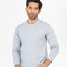 Men's Heather Grey Crew Neck Basic Tee - FMTBF22-004