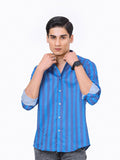 Men's Blue Casual Shirt - FMTS22-31731