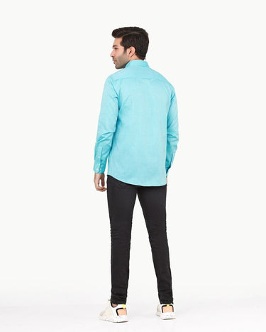 Men's Aqua Casual Shirt - FMTS22-31696