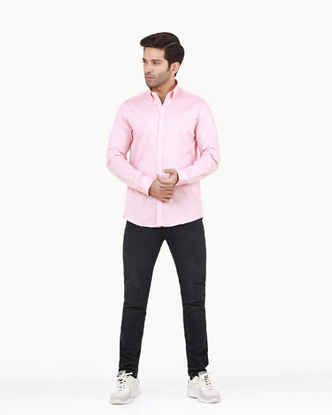 Men's Peach Casual Shirt - FMTS22-31697