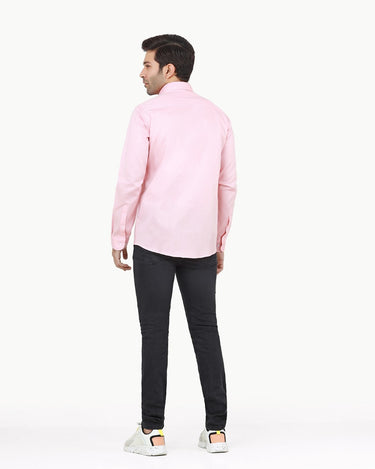 Men's Peach Casual Shirt - FMTS22-31697