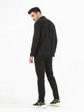 Men's Black Casual Shirt - FMTS22-31612