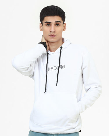 Men's White Hoodie - FMTH22-029