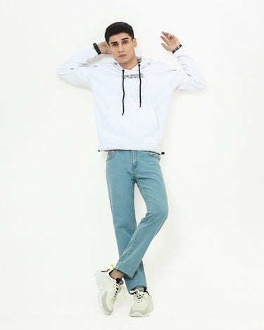 Men's White Hoodie - FMTH22-029