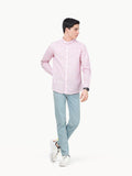 Men's Light Pink Casual Shirt - FMTS22-31774