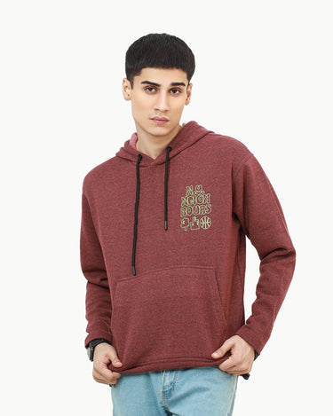 Men's Maroon Hoodie - FMTH22-044